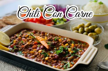 How To Make Chili Con Carne Homemade Easy !!