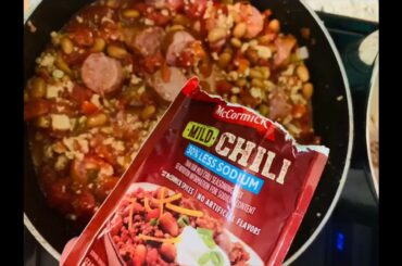 Turkey and ground chicken Chili.