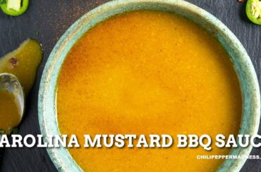 Carolina Mustard BBQ Sauce - Chili Pepper Madness