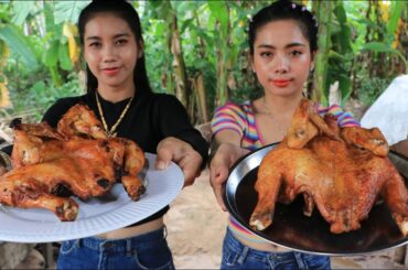 Chicken roasted with chili sauce recipe with my sister