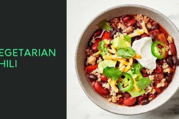 Vegetarian Chili | 55 Minutes | Guided Cooking | CHEF iQ Smart Cooker