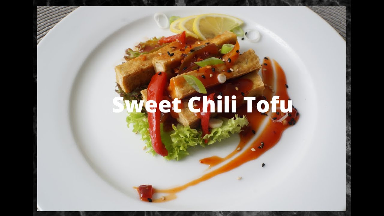 Sweet Chili Tofu Vegan Simple Easy Healthy Recipe Chili Chili