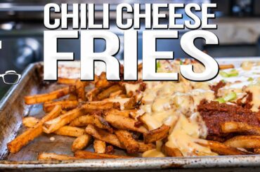 THE BEST (SPICY) CHILI CHEESE FRIES | SAM THE COOKING GUY 4K