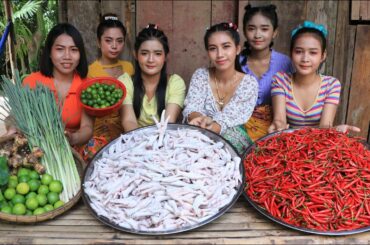 How to make chicken feet 10 kg salad with chili recipe in my family