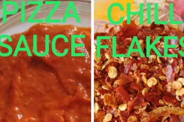 HOMEMADE CHILI FLAKES AND PIZZA SAUCE || YUMMY AND TASTY || PLEASE LIKE SHARE COMMENT AND SUBSCRIBE