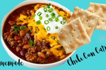 EASIEST CHILI CON CARNE RECIPE YOU CAN MAKE AT HOME | Cook with Lovely Ruffanel