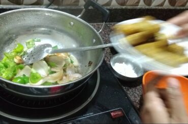 Chili Raw Banana (Kachkala)..Unique bengali cooking recipe..