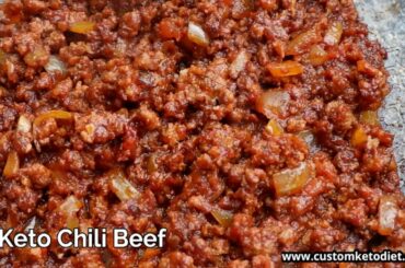 Keto Beef Chili, Keto Recipe   Low Carb Chili Con Carne