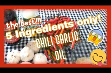 VERY EASY! CHILI GARLIC OIL RECIPE