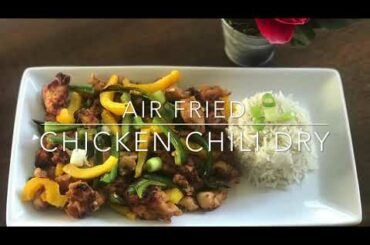 Air fried chicken chili dry