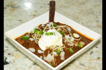 Chili -  Homemade Chili Recipe - Keto Chili Con Carne
