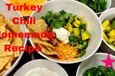 Best delicious homemade turkey chili recipe