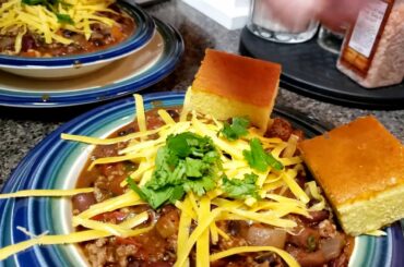 Turkey Chili Dinner Plating ASMR | Sounds of the Kitchen | Recipe 4 ASMR