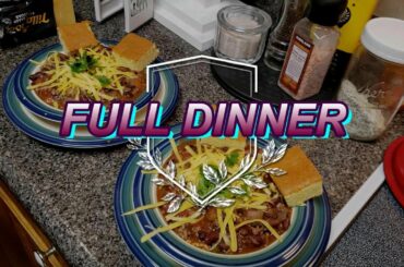 Turkey Chili Dinner Full Meal ASMR | Step by Step Long Duration | Recipe 4 ASMR