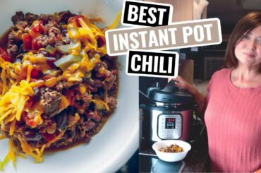 Easy Chili Recipe | INSTANT POT Chili with Beef and Beans | RV Living