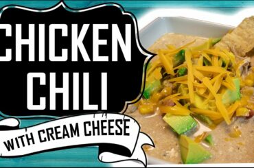 CHICKEN CHILI  WITH CREAM CHEESE | INSTANT POT RECIPE