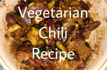 Vegetarian Chili Recipe
