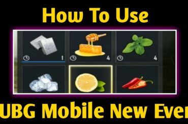 How To Use Syrup, Chili Sauce In PUBG Mobile | How To Use Chili Sauce In PUBG Mobile