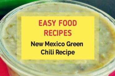 New Mexico Green Chili Recipe