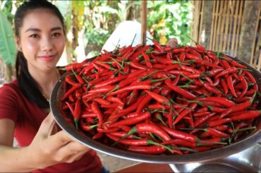 How to cook rice fried with chili and chicken chest recipe