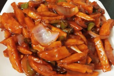 CHILI POTATO | very easy snack recipe | 5 minutes only |