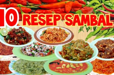 10 Resep Sambal Simple | 10 Simple Chili Recipe