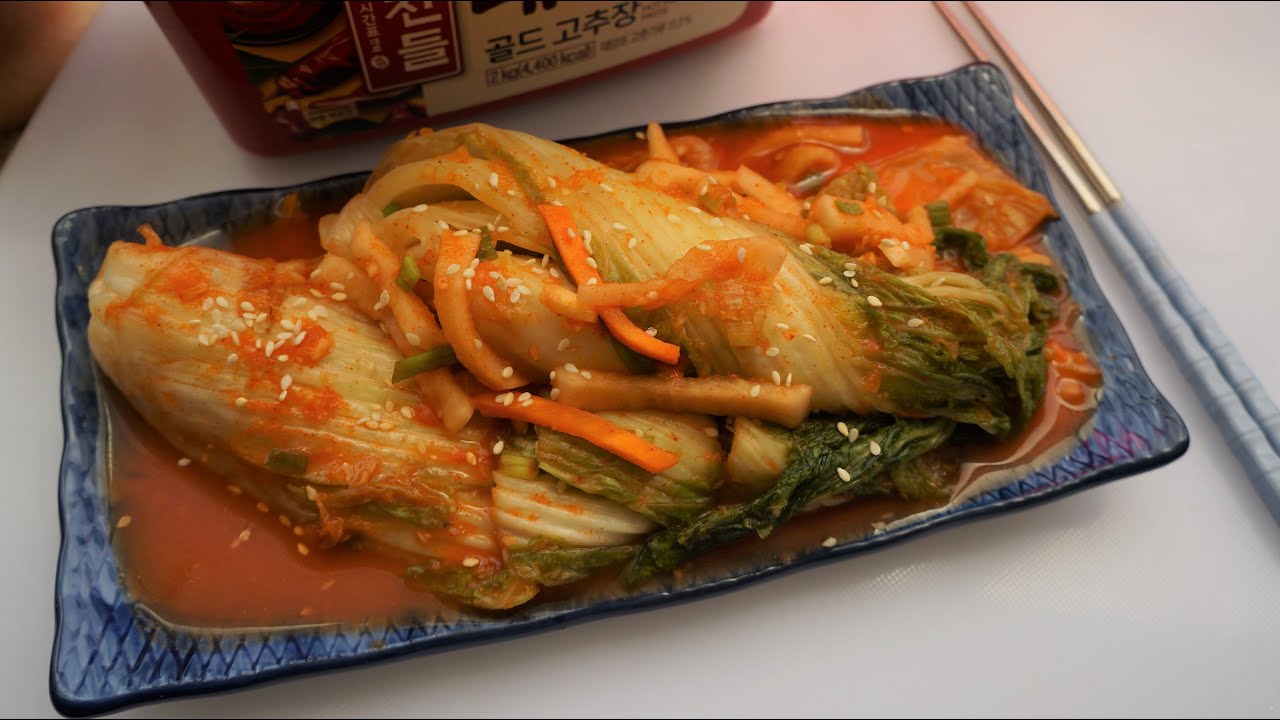 THE BEST KIMCHI TRADITIONAL STYLE IN KOREAN CHILI PASTE [] SO DELICIOUS