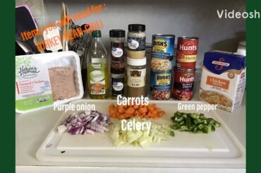 Cokking with Sally J / Turkey bean Chili / corn muffins