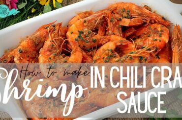 How to make Delicious SHRIMP In CHILI CRAB SAUCE | FOXY FOLKSY Recipes