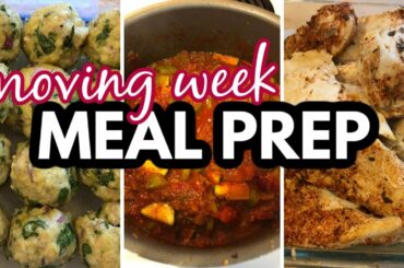 Moving Week Meal Prep | Chunky Turkey Keto Chili, Chicken Parm Meatballs, Blackened Chicken Tenders
