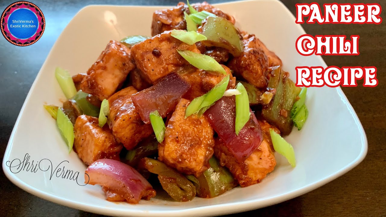Paneer Chili Recipe Restaurant Style Paneer Chili How To Make