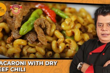 Macaroni with Dry Beef Chili