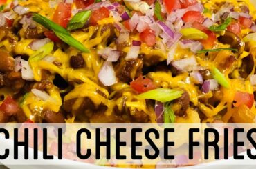 CHILI CHEESE FRIES | Loaded French Fries | How To Make Chili Cheese Fries