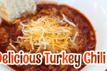 How to make the Best Homemade Turkey Chili | Easy & Healthy