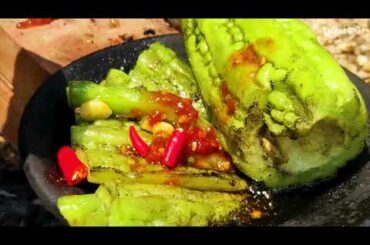 Amazing Talent Chef - Amazing Cooking Method Cook Bitter Cucumber with Chili Yummy Food Easy Recipe