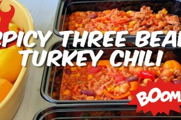 Three Bean Turkey Chili