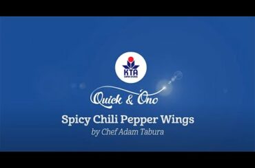 Spicy Chili Pepper Wings by Chef Adam Tabura