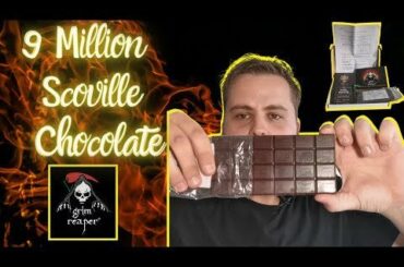 Eating a 9 million scoville extract chocolate bar