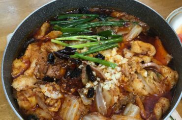 My mom’s Sichuan boiled fish