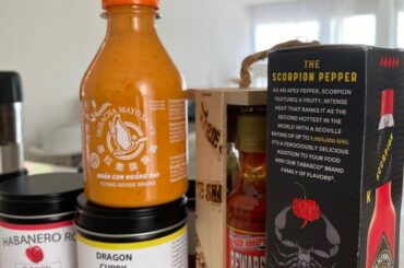 I entered the hot sauces world with a mainstream Marie Sharp hot, and I liked it so much but it didn't kill me, so I got a few more things.. especially hyped about the Tabasco as I saw you folks recommend it here