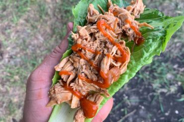 Sriracha - Not crazy spicy - But man does that bit of heat finish off a bite perfectly!
