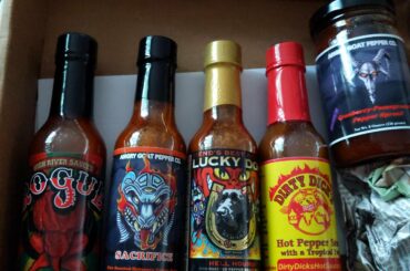 My shipment from the pepper shop at Angry Goat came in this morning!