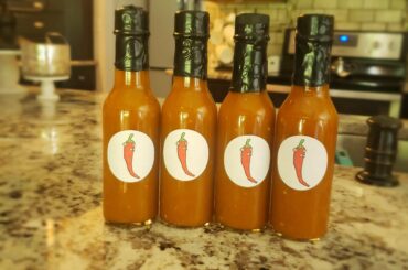 Jalepeño Habanero hotness (first time I've made fermented hot sauce)