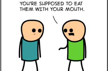 You're supposed to EAT the peppers.