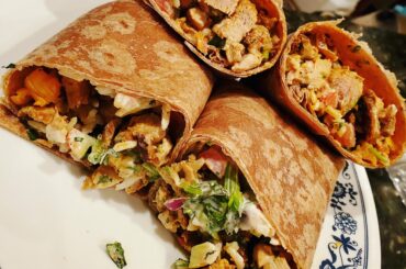 Pan fried some chicken with a jamaican spice blend with a lot of minced habaneros made into a burrito. My lips feel like needles typing this.