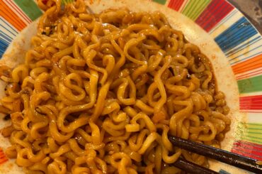I just tried the Samyang 2x spicy noodles with my mom. She’s chugging a carton of milk rn while I’m sitting here laughing at her