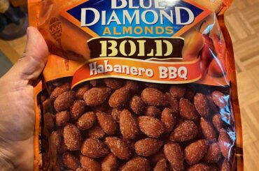My wife guessed that I’d like this big bag of almonds. She is right!