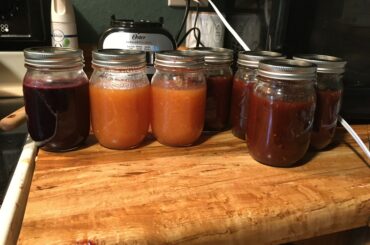 Made batches of my own hot sauces, they turned out great