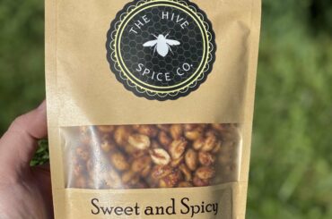Honey roasted peanuts w/ smoked ghost pepper