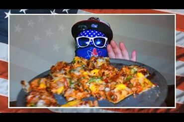 Firecracker Chicken Flatbread Pizza Bites